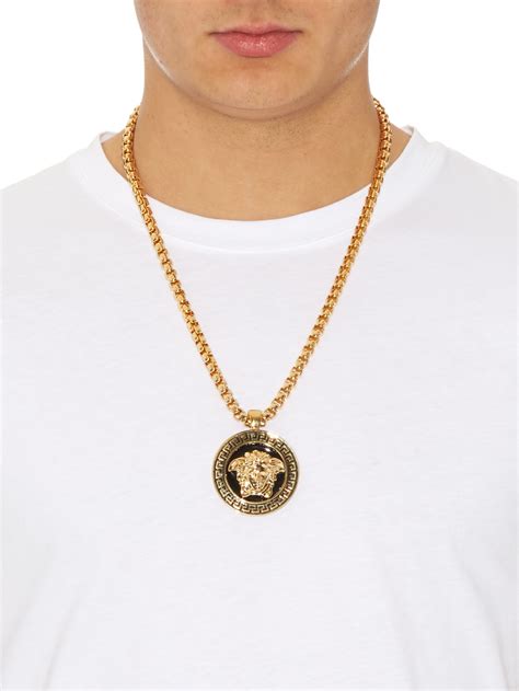 versace chain black and white|versace gold chains for men.